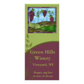 Winery Rack-kaart Reclamekaart (Voorkant)