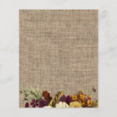 Winery Rustige, floral BUGET verlofpartij (Achterkant)