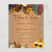 Winery Rustige, floral BUGET verlofpartij (Voorkant)