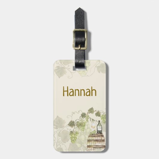 Winery Theme - Vineyard-Inspired  Luggage Tag Bagagelabel (Voorkant verticaal)