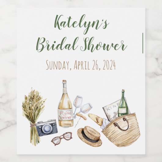 Winery ThMED Vrijgezellenfeest Wijn Etiket (Enkel label)