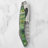 Winery Vines Hillside Art Personalized Corkschroef Kurkentrekker (Achterkant)