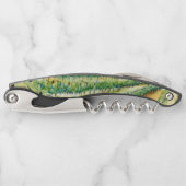 Winery Vines Hillside Art Personalized Corkschroef Kurkentrekker (Voorkant)