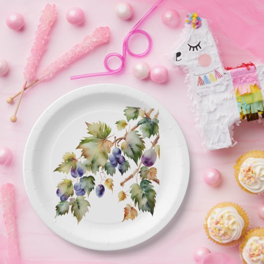 Winery Vineyard Grapevine Papieren Bordje (Feest)