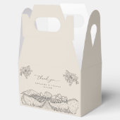 Winery Vineyard Wedding California Napa Thank You Bedankdoosjes (Geopend)