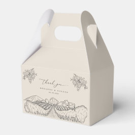 Winery Vineyard Wedding California Napa Thank You Bedankdoosjes