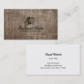 Winery Vineyard Wine  Wood Achtergrond Visitekaartje (Voorkant / Achterkant)