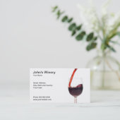 Winery Visitekaartje (Staand voorkant)