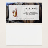 Winery | Wijnvat | Wijnflesje en -glas Visitekaartje (Voorkant /achterkant)