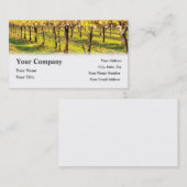 Winery Wine Restaurant Vineyard Visitekaartjes (Voorkant / Achterkant)