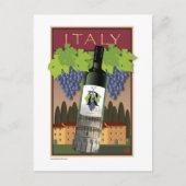 WINES-Corkschroef-Italiaans- Briefkaart (Voorkant)
