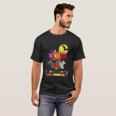 Wines Glass Thankgiving Happy Hanksmas T-shirt (Voorkant volledig)