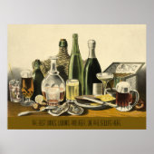 Wines, Liquors and Beer Poster (Voorkant)