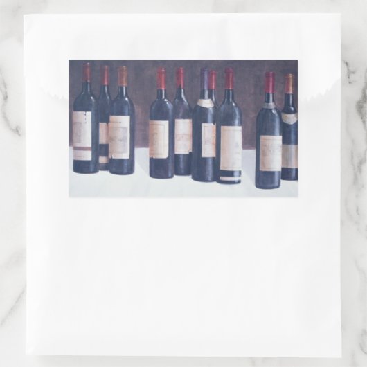 Winescape Red 2003 2 Rechthoekige Sticker (Tas)