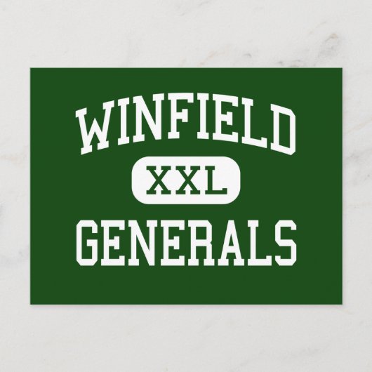 Winfield - Generals - High - Winfield Briefkaart (Voorkant)