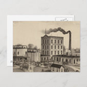 Winfield Roller Mills, Blisand Wood, Kansas Briefkaart (Voorkant / Achterkant)