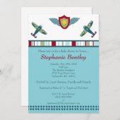 Wing 5x7 Vliegtuiguitnodiging Kaart (Voorkant / Achterkant)