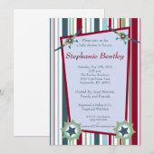 Wing 5x7 Vliegtuiguitnodiging Kaart (Voorkant / Achterkant)