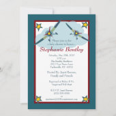 Wing 5x7 Vliegtuiguitnodiging Kaart (Voorkant)