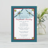 Wing 5x7 Vliegtuiguitnodiging Kaart (Staand voorkant)