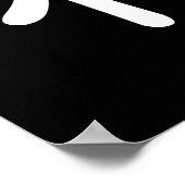 Wing Chun Biu Jee White Chinese Calligrafie Poster (Hoek)