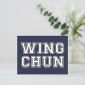 Wing Chun Briefkaart (Staand voorkant)