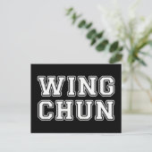 Wing Chun Briefkaart (Staand voorkant)