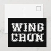 Wing Chun Briefkaart (Voorkant / Achterkant)
