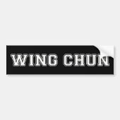 Wing Chun Bumpersticker (Voorkant)