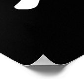 Wing Chun Butterfly Swords Chinese Calligrafie Poster (Hoek)