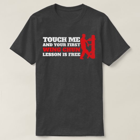Wing Chun Chinees  T-shirt (Design voorkant)