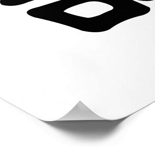 Wing Chun Chinese Calligrafie Poster (Hoek)