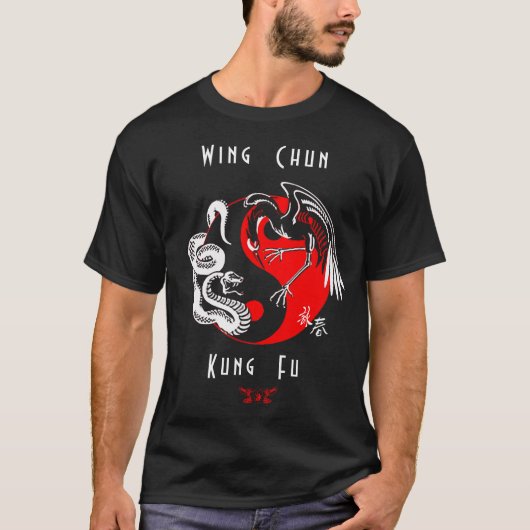 Wing Chun Emblem Kung Fu T-Shirt (Voorkant)