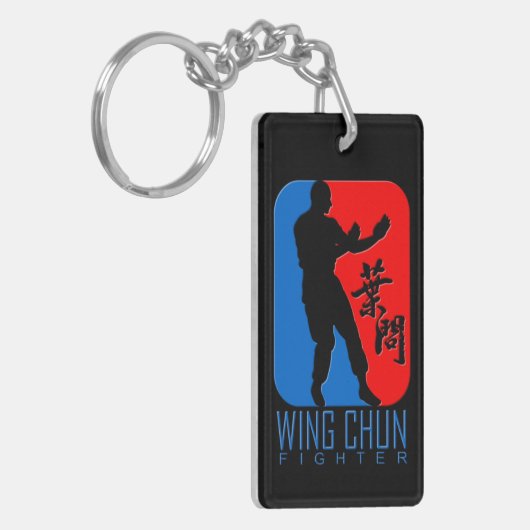 Wing Chun Fighter - Ip Man Linage Sleutelhanger (Voorkant Links)