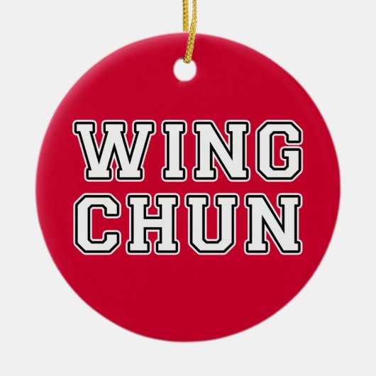 Wing Chun Keramisch Ornament (Voorkant)