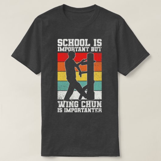 Wing Chun Kung Fu 2 T-shirt (Design voorkant)