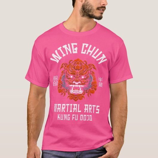 Wing Chun Kung Fu Martial Arts T-shirt (Voorkant)