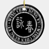 Wing Chun Kung Fu Ornament (Achterkant)