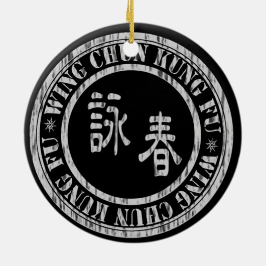 Wing Chun Kung Fu Ornament (Achterkant)