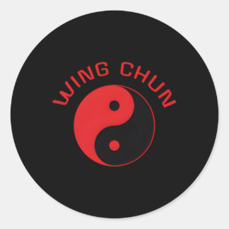 Wing Chun Kung Fu Ronde Sticker
