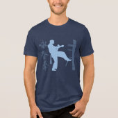 Wing Chun Kung Fu Tri-Blend Shirt (Voorkant)