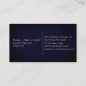 Wing Chun Kung Fu Visitekaartje (Achterkant)