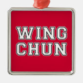 Wing Chun Metalen Ornament (Voorkant)