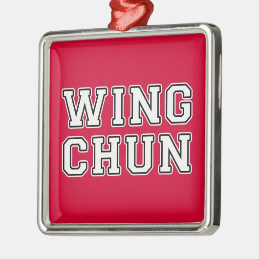 Wing Chun Metalen Ornament (Links)