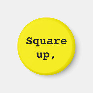 Wing Chun Practice Reminder (2 van 3) Geel Magnet