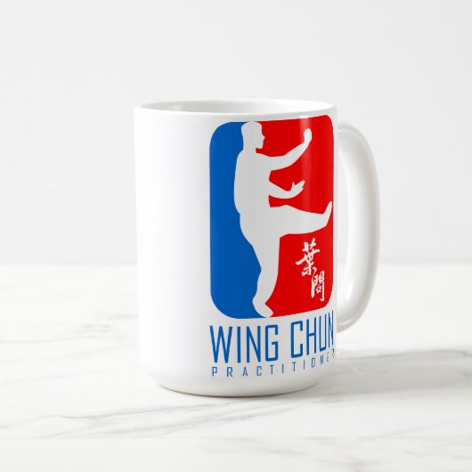 Wing Chun Practitioner "Ip Man Style" Koffiemok (Voorkant rechts)