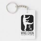 Wing Chun Practitioner "Ip Man Style" Sleutelhanger (Voorkant)