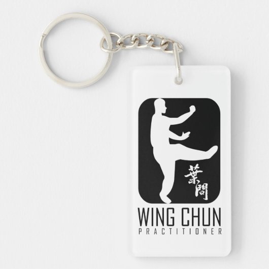 Wing Chun Practitioner "Ip Man Style" Sleutelhanger (Voorkant)