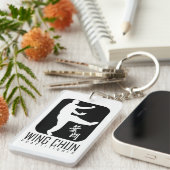 Wing Chun Practitioner "Ip Man Style" Sleutelhanger (Voorkant Rechts)