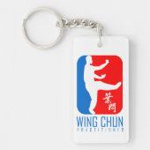 Wing Chun Practitioner "Ip Man Style" Sleutelhanger (Voorkant)